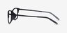 Rebus Matte Black PlasticEyeglass Frames from EyeBuyDirect, Side View