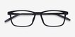Rebus Matte Black MetalEyeglass Frames from EyeBuyDirect, Closed View