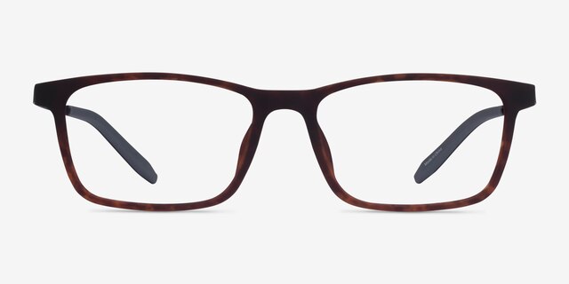 Rebus Matte Tortoise Black MetalEyeglass Frames from EyeBuyDirect, Front View