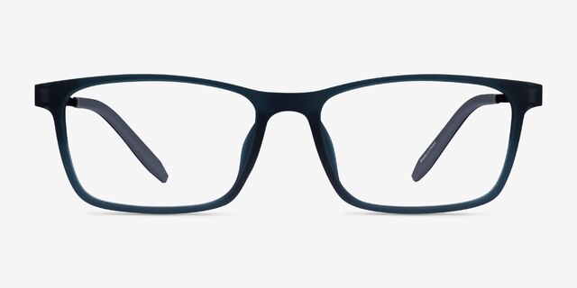 Rebus Matte Green PlasticEyeglass Frames from EyeBuyDirect, Front View