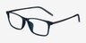 Rebus Matte Green PlasticEyeglass Frames from EyeBuyDirect, Angle View