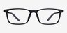 Rebus Matte Navy Black MétalMontures de lunettes de vue d'EyeBuyDirect, Vue de Face
