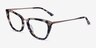 Trenta Ivory Tortoise Gold AcetateEyeglass Frames from EyeBuyDirect, Angle View