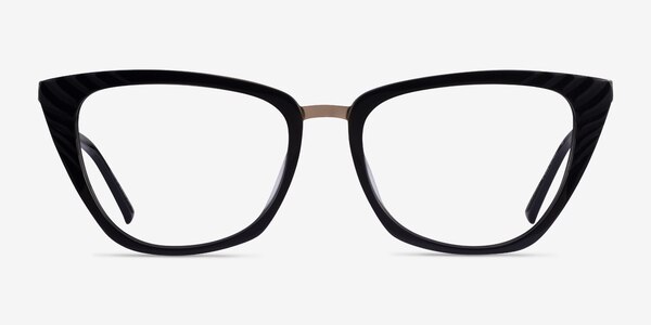 Trenta Black Gold Acétate Montures de lunettes de vue