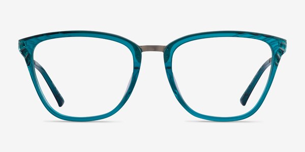 Azur Aqua Silver Acétate Montures de lunettes de vue