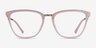 Azur Rose AcétateMontures de lunettes de vue d'EyeBuyDirect, Vue de Face