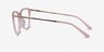 Azur Rose AcétateMontures de lunettes de vue d'EyeBuyDirect, Vue de Côté