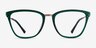 Azur Clear Green AcetateEyeglass Frames from EyeBuyDirect, Front View