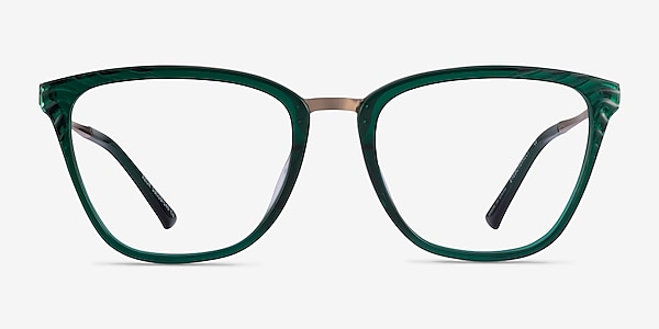 Azur Clear Green Acetate Eyeglass Frames