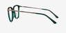 Azur Clear Green AcetateEyeglass Frames from EyeBuyDirect, Side View