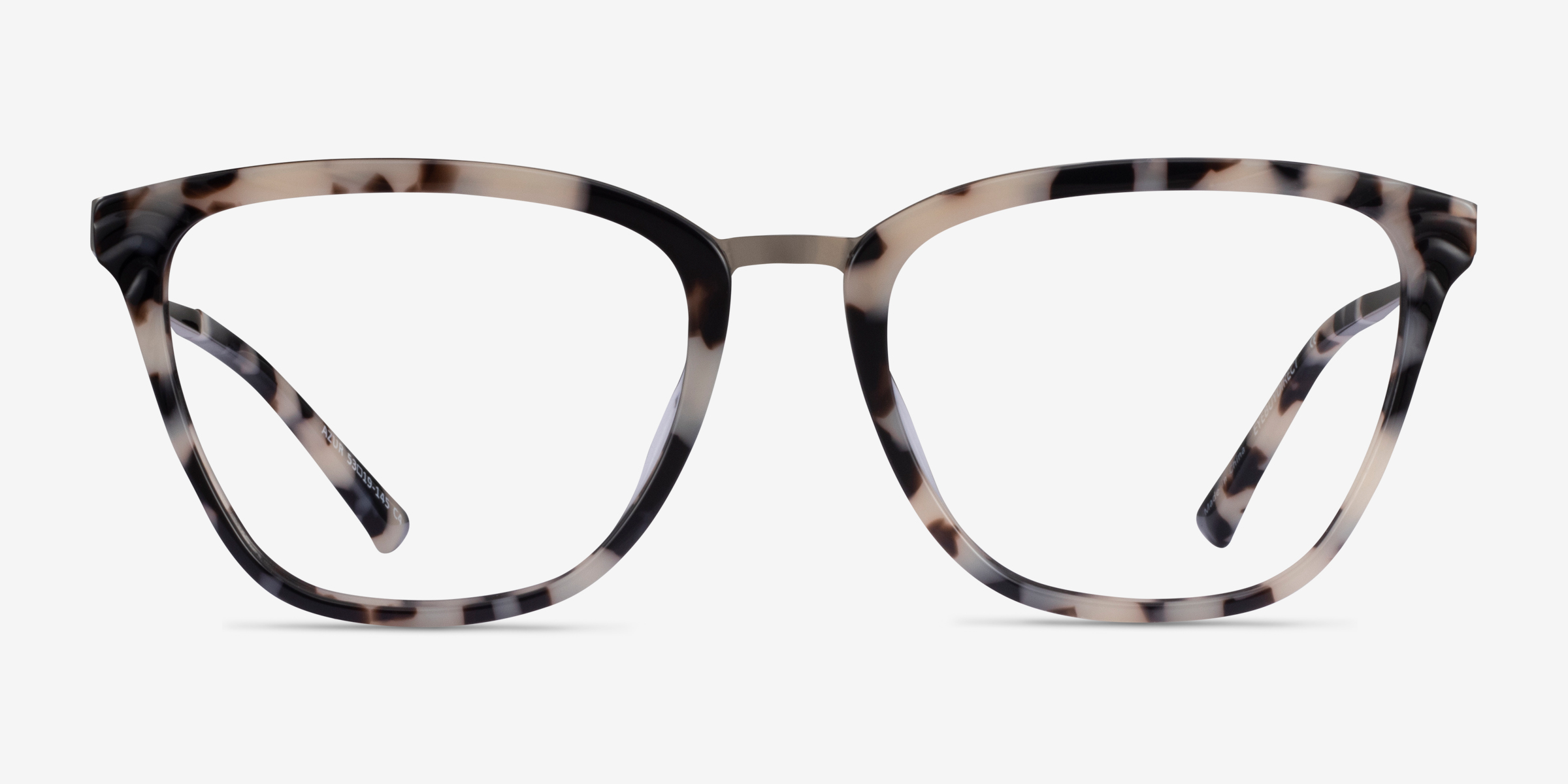 Azur - Cat Eye Ivory Tortoise Frame Glasses For Women | EyeBuyDirect