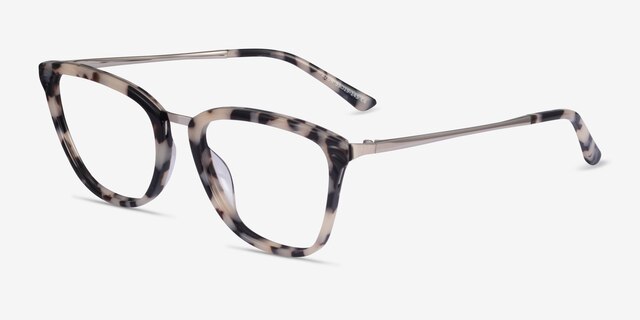 Azur Ivory Tortoise AcetateEyeglass Frames from EyeBuyDirect, Angle View