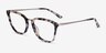 Azur Ivory Tortoise AcetateEyeglass Frames from EyeBuyDirect, Angle View