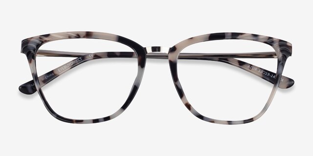 Azur Ivory Tortoise AcetateEyeglass Frames from EyeBuyDirect, Closed View