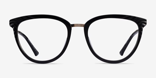 Momentous Noir Acétate Montures de lunettes de vue