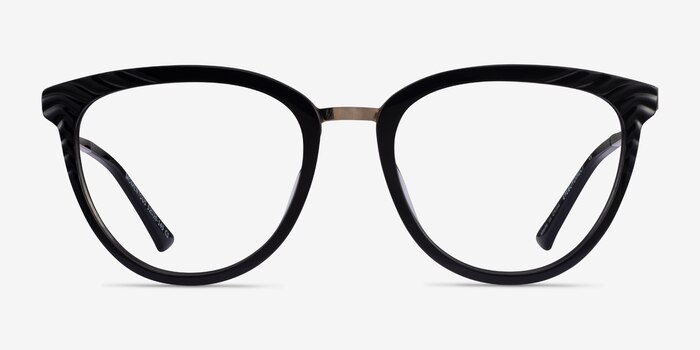 Momentous Black Acetate Eyeglass Frames from EyeBuyDirect