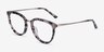 Momentous Gray Tortoise AcetateEyeglass Frames from EyeBuyDirect, Angle View