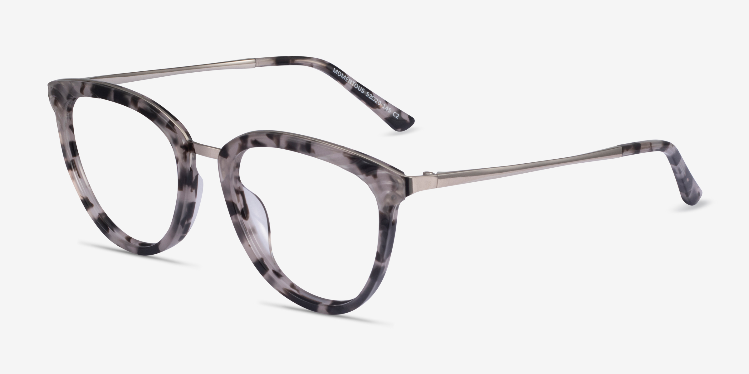 Momentous Cat Eye Gray Tortoise Glasses for Women | Eyebuydirect