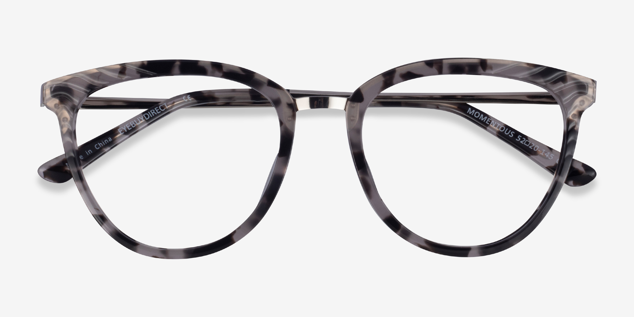 Momentous Cat Eye Gray Tortoise Glasses for Women | Eyebuydirect