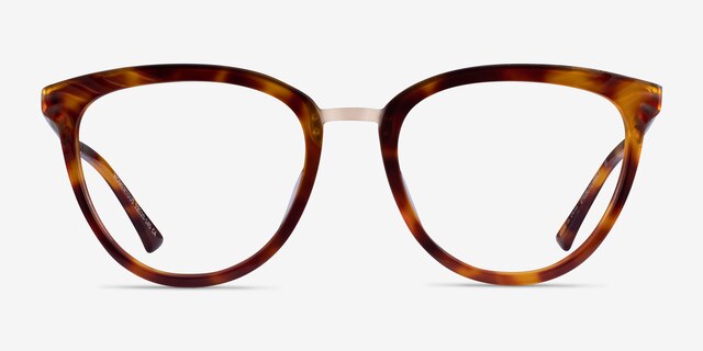 Momentous Tortoise AcetateEyeglass Frames from EyeBuyDirect, Front View