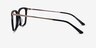 Grande Black Gold AcetateEyeglass Frames from EyeBuyDirect, Side View