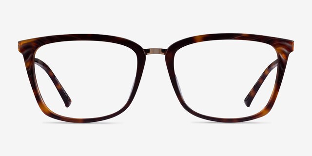 Grande Tortoise Gold AcetateEyeglass Frames from EyeBuyDirect, Front View