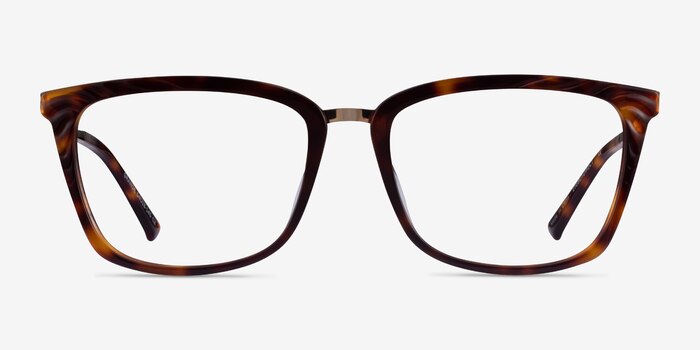 Grande Tortoise Gold Acetate Eyeglass Frames from EyeBuyDirect