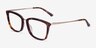 Grande Tortoise Gold AcetateEyeglass Frames from EyeBuyDirect, Angle View