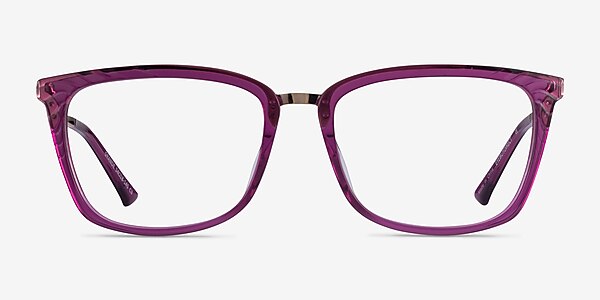 Grande Purple Gold Acetate Eyeglass Frames