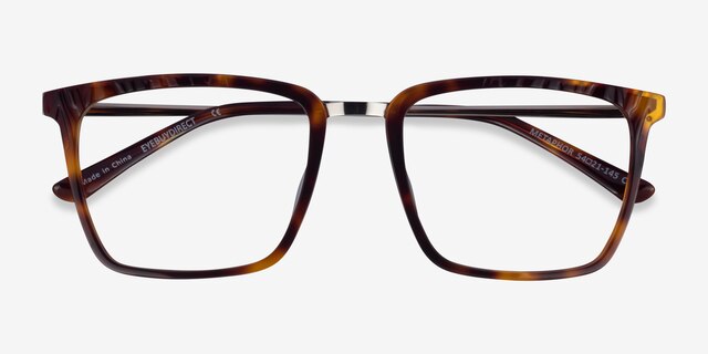 Metaphor Tortoise AcetateEyeglass Frames from EyeBuyDirect, Closed View