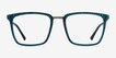 Metaphor Teal AcetateEyeglass Frames from EyeBuyDirect, Front View