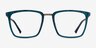 Metaphor Teal AcetateEyeglass Frames from EyeBuyDirect, Front View
