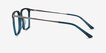 Metaphor Teal AcetateEyeglass Frames from EyeBuyDirect, Side View