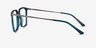 Metaphor Teal AcetateEyeglass Frames from EyeBuyDirect, Side View