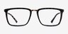 Volume Dark Tortoise AcetateEyeglass Frames from EyeBuyDirect, Front View