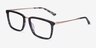Volume Dark Tortoise AcetateEyeglass Frames from EyeBuyDirect, Angle View