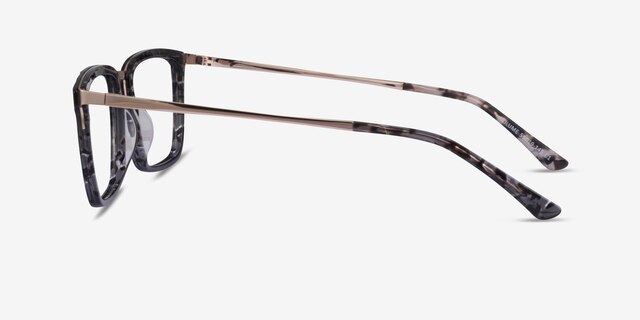 Volume Dark Tortoise AcetateEyeglass Frames from EyeBuyDirect, Side View