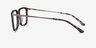 Volume Dark Tortoise AcetateEyeglass Frames from EyeBuyDirect, Side View