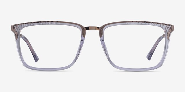 Volume Clear AcetateEyeglass Frames from EyeBuyDirect, Front View