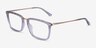 Volume Clear AcetateEyeglass Frames from EyeBuyDirect, Angle View
