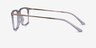 Volume Clear AcetateEyeglass Frames from EyeBuyDirect, Side View