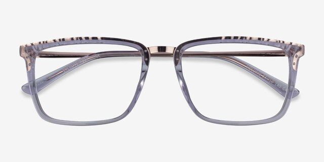 Volume Clear AcetateEyeglass Frames from EyeBuyDirect, Closed View