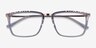 Volume Clear AcetateEyeglass Frames from EyeBuyDirect, Closed View
