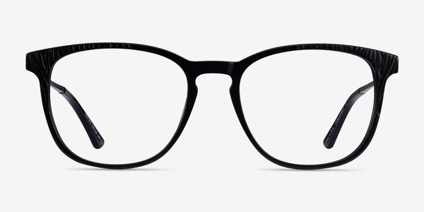 Astute Noir Acétate Montures de lunettes de vue