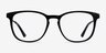 Astute Black AcetateEyeglass Frames from EyeBuyDirect, Front View
