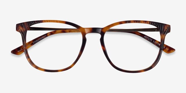 Astute Tortoise AcetateEyeglass Frames from EyeBuyDirect, Closed View