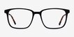 Venti Black AcetateEyeglass Frames from EyeBuyDirect, Front View