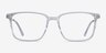 Venti Transparent AcétateMontures de lunettes de vue d'EyeBuyDirect, Vue de Face