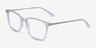 Venti Transparent AcétateMontures de lunettes de vue d'EyeBuyDirect, Vue d'Angle