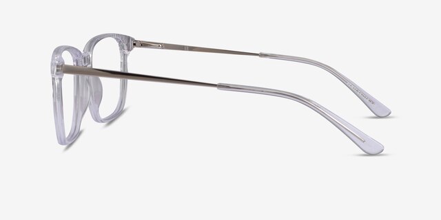 Venti Transparent AcétateMontures de lunettes de vue d'EyeBuyDirect, Vue de Côté